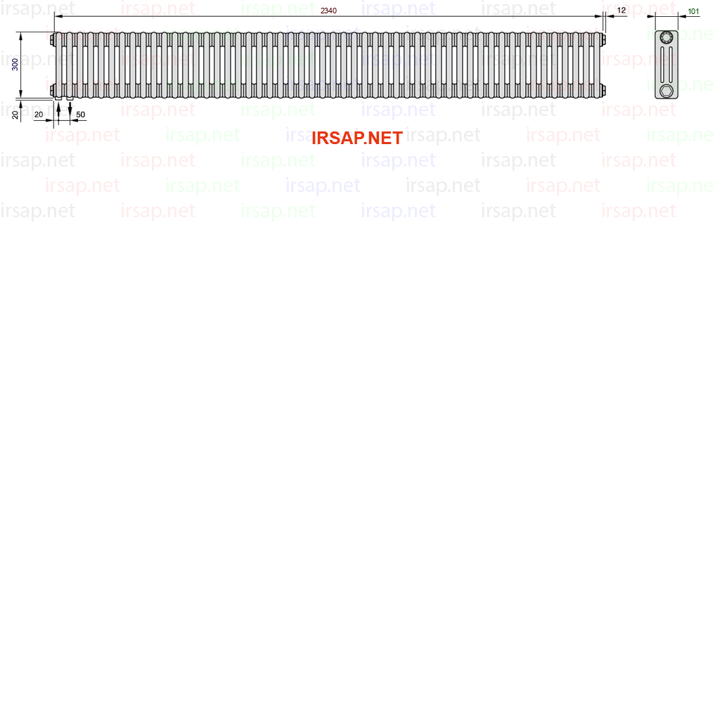 Радиатор IRSAP Tesi 30300/52 T18 CL 01